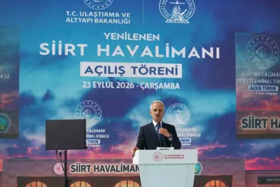 Bakan Uraloğlu Siirt Havalimanı'nın Açılışını Gerçekleştirdi