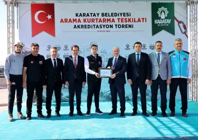 Karatay Belediyesi Arama Kurtarma Ekibi Orta Seviye Akreditasyon Aldı