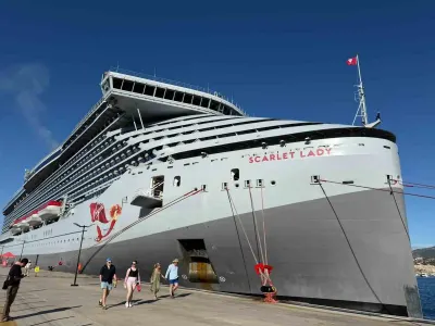 Bodrum’a Dev Kruvaziyerle Binlerce Turist Geldi