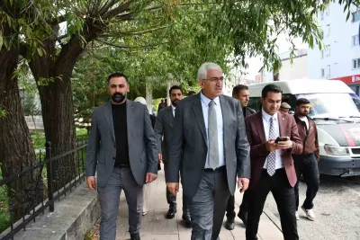 AK Parti Erzurum Milletvekili Mehmet Emin Öz Kars'ın Sarıkamış İlçesinde Esnaf ve Teşkilatla Buluştu
