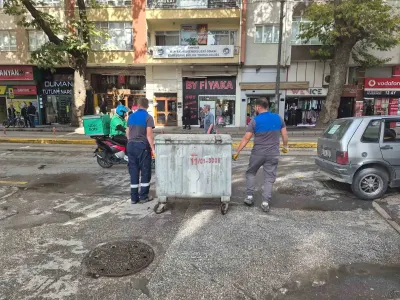 Eskişehir'de Patlamaların Yaşandığı Çöp Konteynerinde Bu Defa Yangın Çıktı