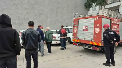 Düzce'de Kurtarılan Yavru Kedi İtfaiyeyi İkinci Kez Peşinden Koşturdu