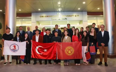 Kırgızistan İstanbul Başkonsolosu OMÜ'de Öğrencilerle Buluştu
