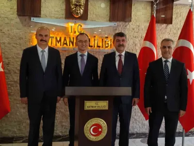 Çin Büyükelçisi Jiang Xuebin Batman Valiliği'ni Ziyaret Etti