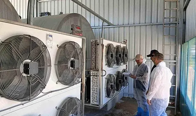 Tavşanlı'da süt soğutma tankları denetlendi