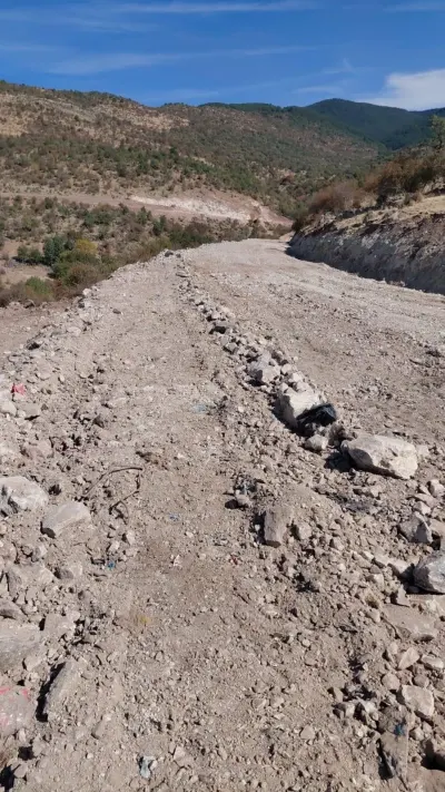 Bolu Kıbrıscık'ta Heyelan ve Kaya Düşmelerine Karşı Yeni Güzergah Çalışması Başlatıldı