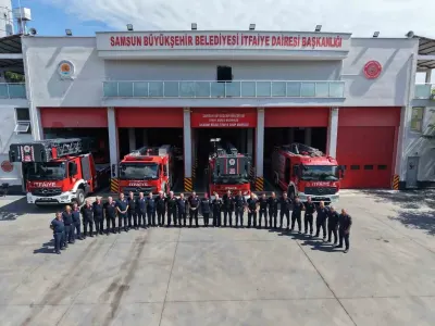 Samsun İtfaiyesi 9 Ayda 8 Bin 157 Olaya Müdahale Etti: Binlerce Can Kurtarıldı
