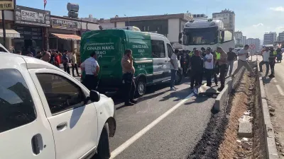 Mersin'de Tankerin Çarptığı Yaya Kadın Hayatını Kaybetti