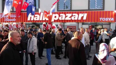 Erzurum'da Halk Pazarı’nın 15. Şubesi Tosya Semtinde Hizmete Girdi