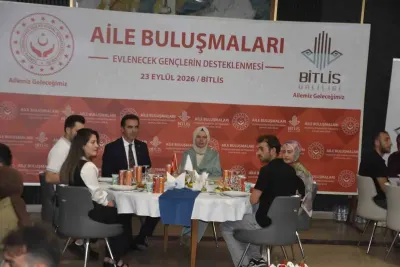 Bitlis’te Evlenecek Gençler Destek Projesi Kapsamında Çiftlerle Buluşma Düzenlendi