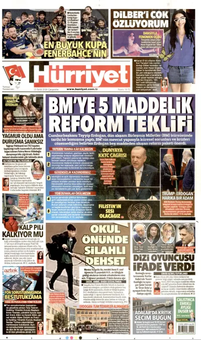 Hürriyet manşeti
