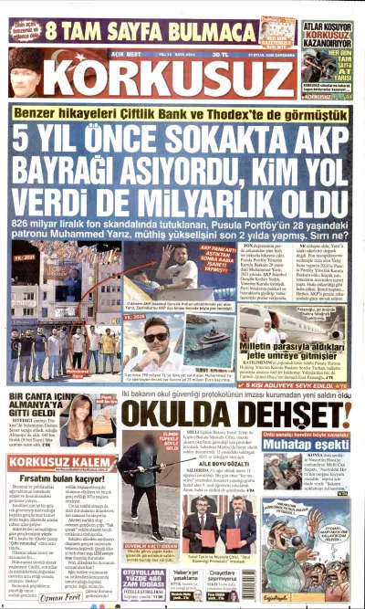 Korkusuz manşeti