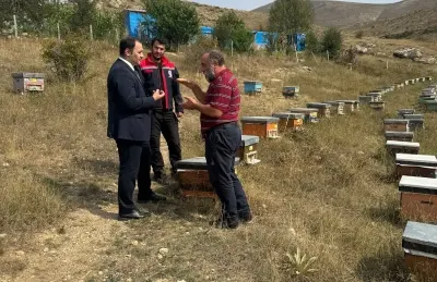 Demirözü Kaymakamı Ahat Akyaka Köyünde Vatandaşlarla Buluştu