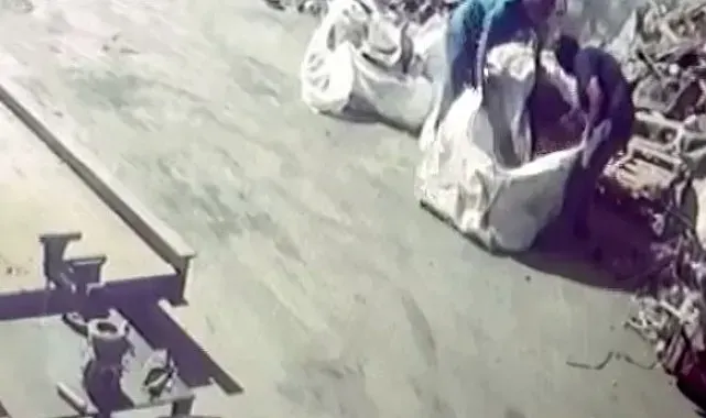 Yüzlerinde maskeyle gelip 250 bin TL'lik bakır çaldılar