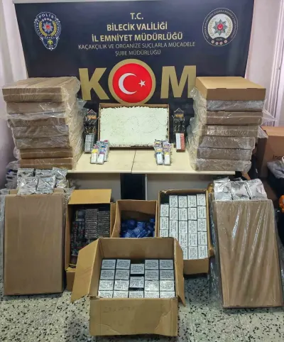 Bilecik'te Kaçakçılık Operasyonu: 108 Bin Doldurulmuş Makaron Ele Geçirildi