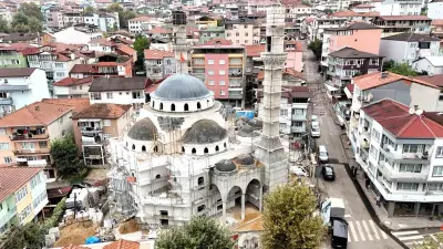 Kuruçeşme Merkez Camisi İnşaatında Çalışmalar Hızla Devam Ediyor