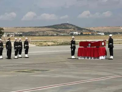 Görev Başında Rahatsızlanarak Şehit Olan Tankçı Uzman Çavuş Coşkun Sevim Memleketine Uğurlandı