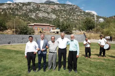 Başkan Toptaş’tan Kertmen’de Güreş Sahası İncelemesi