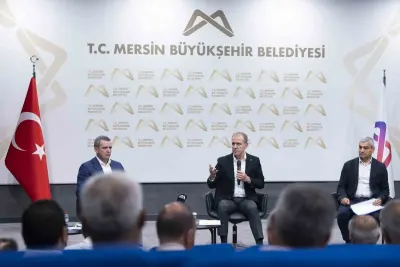 Mersin Büyükşehir Belediye Başkanı Vahap Seçer Silifke Muhtarlarıyla Buluştu