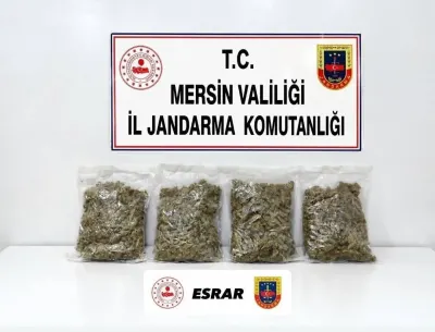 Mersin'de Uyuşturucu Operasyonu: 2 Kilodan Fazla Esrar Ele Geçirildi