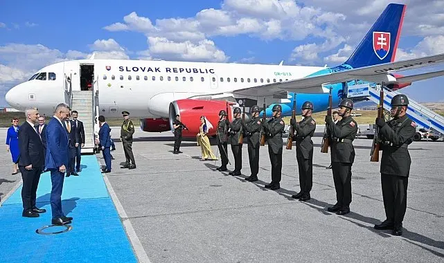 Slovakya Cumhurbaşkanı Pellegrini ve Slovenya Başbakanı Jansa Ankara'da