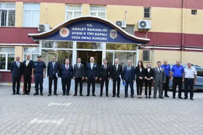 Aydın Cumhuriyet Başsavcısı Arısoy, E Tipi Cezaevi'ndeki Çalışmaları İnceledi