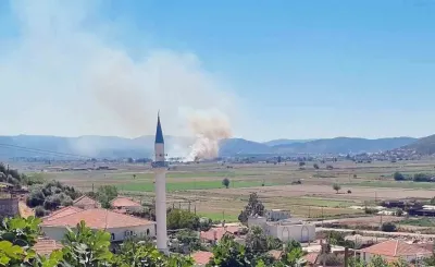 Milas Yaşyer'de Sazlık ve Otluk Alanda Yangın Paniği
