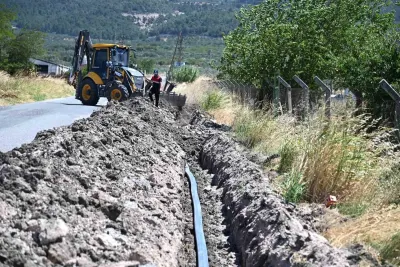Manisa Soma Avdan Mahallesi'nde 30 Yıllık Su Çilesi Tarihe Karıştı