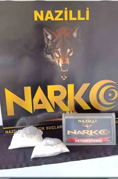 Nazilli'de operasyon: 756 gram metamfetamin ele geçirildi