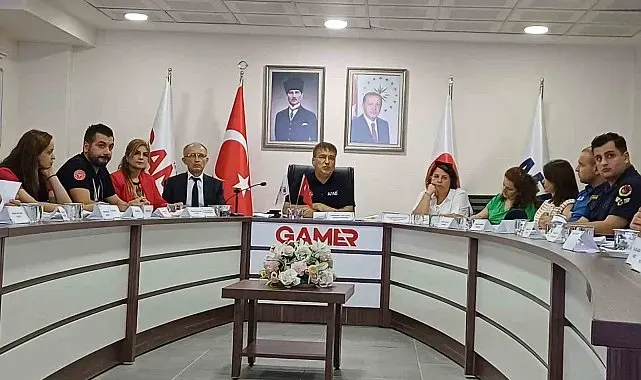 Sel felaketlerine karşı masa başı tatbikatı yaptılar