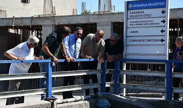 Karabiga'da köprüler yenileniyor