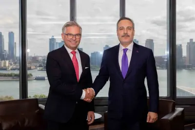Bakan Fidan, New York'ta AB Yetkilisi Brunner ile Görüştü