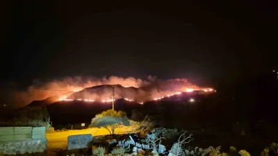 Bodrum Bağla'da Makilik Alanda Yangın: Alevler Rüzgarla Yayıldı