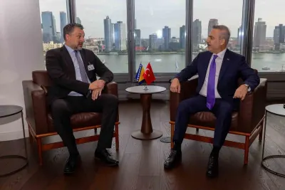 Bakan Fidan, New York'ta Bosna Hersek Dışişleri Bakanı Konakovic ile Görüştü