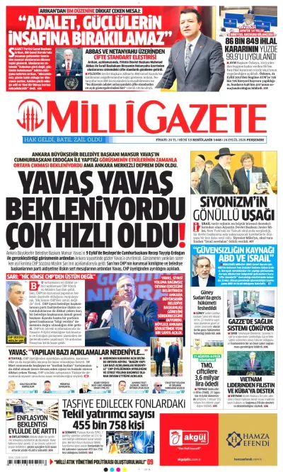 Milli manşeti