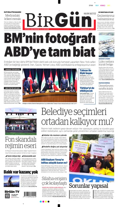 BirGün manşeti