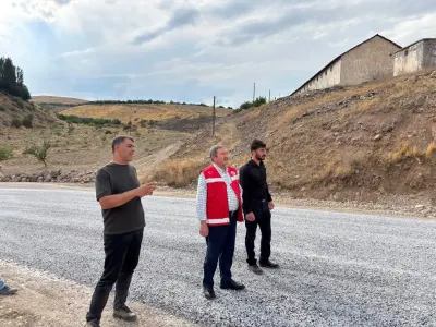 Darende'de Ulaşım Altyapısı Güçleniyor: Yol Çalışmaları İncelendi