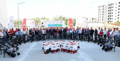 Adıyamanlı Çiftçilere Tarım Alet ve Ekipman Desteği Sağlandı