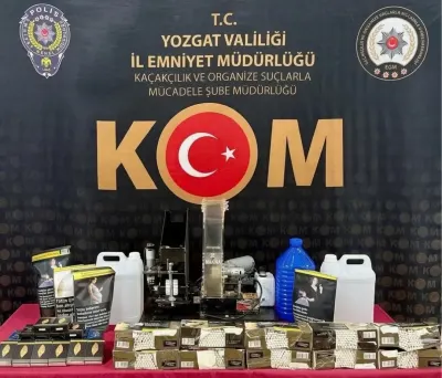 Yozgat'ta Kaçakçılık Operasyonu: Binlerce Makaron ve Alkol Ele Geçirildi