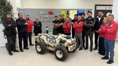 TOGÜ Geliştirdiği Tuğra İnsansız Kara Aracı ile TEKNOFEST'te Finale Kaldı