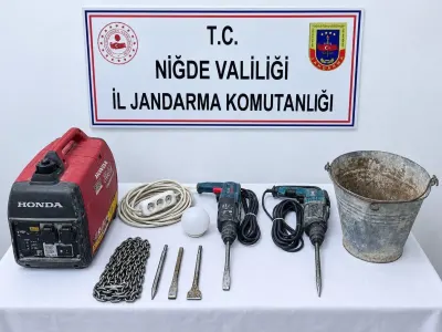 NİĞDE'DE KÂÇAK KAZI OPERASYONU: 1 ŞÜPHELİYE İŞLEM YAPILDI