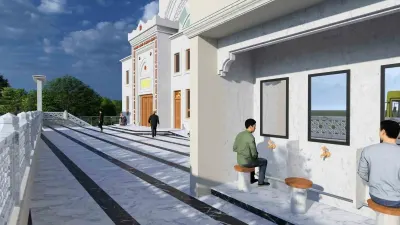 Kağıthane'de yenilenen Nurtepe Merkez Camii'nin temelleri atıldı