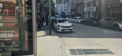 Bilecik'te Minibüs Durağına Park Eden Sürücü Şoförleri İsyan Ettirdi
