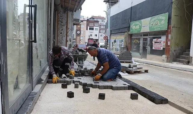 Ordu'da güvenli kaldırım çalışmaları