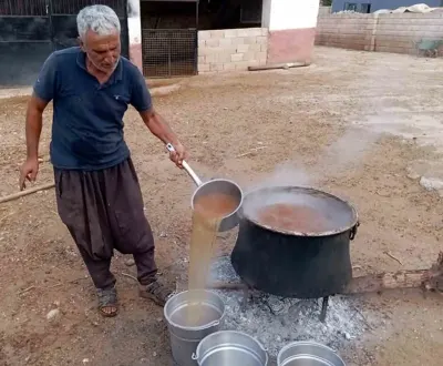Gaziantep Araban’da Geleneksel Yöntemlerle Gün Pekmezi Mesaisi Başladı