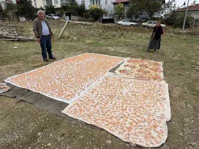 Sinop Boyabat'ta Kışlık Tarhana Mesaisi Hız Kazandı
