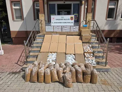 Kaman'da Kaçak Makaron Operasyonu: 851 Bin Liralık Ele Geçirildi