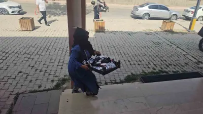 Elazığ'da zabıta dilencisine seyyar satıcı operasyonu