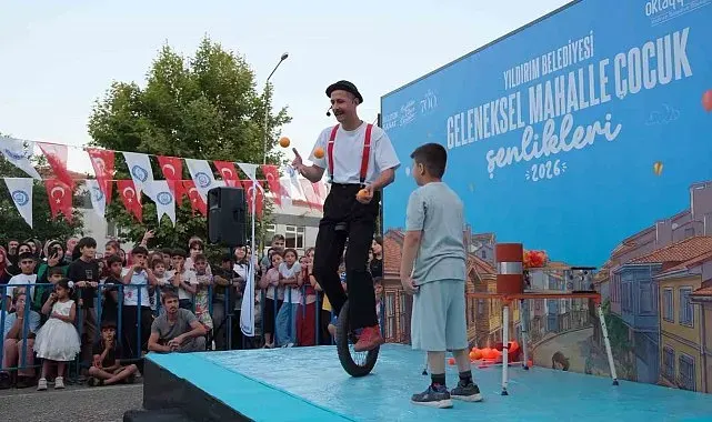 Yıldırım'da sokaklar şenlendi