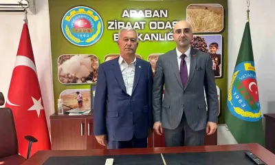 Araban Kaymakamı Ceylan'dan Ziraat Odası Başkanı Altun'a İadeyi Ziyaret